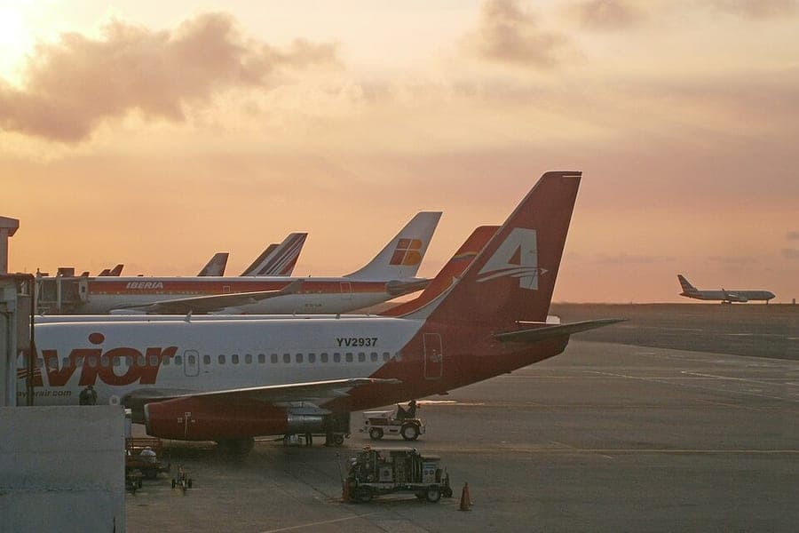 A Boeing 737 parked at an airport terminal