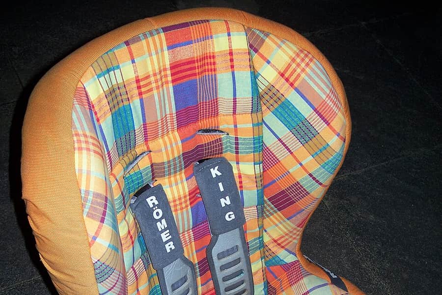 A child's car seat