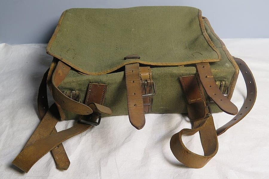 A small backpack photographed against a plain background
